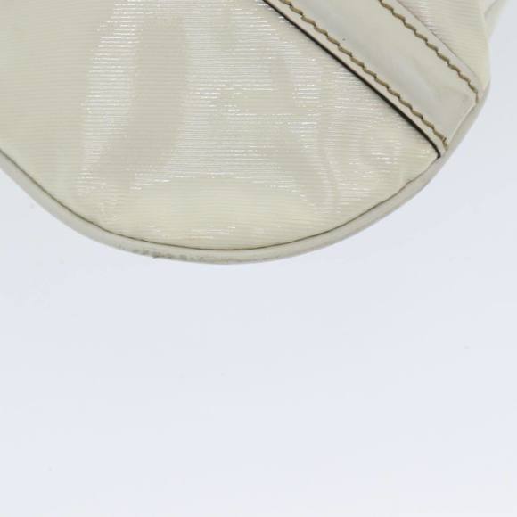 GUCCI Web Sherry Line Shoulder Bag Coated Canvas White Red 162740 Auth ep4886 - Picture 15 of 16